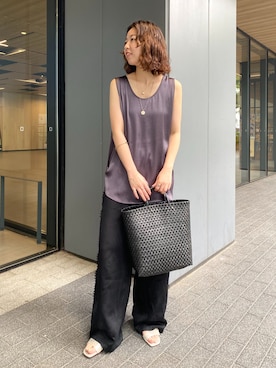 「LE TALON（ルタロン）のアイテム」を使った、kuraさん（レディース・164cm）の春コーディネート