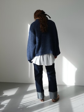 「アイテム（Tシャツ/カットソー）」を使った、saayaさん（レディース・162cm・30代）の秋コーディネート