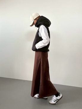 「アイテム（スカート）」を使った、saayaさん（レディース・162cm・30代）の秋コーディネート