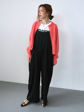 「アイテム（オールインワン・サロペット）」を使った、saayaさん（レディース・162cm・30代）の春コーディネート