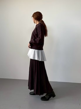 「アイテム（トートバッグ）」を使った、saayaさん（レディース・162cm・30代）の秋コーディネート