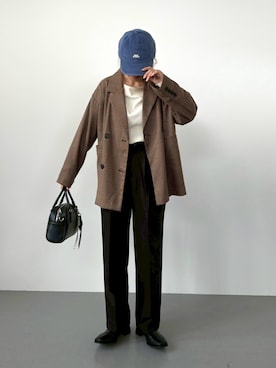 「アイテム（ハンドバッグ）」を使った、saayaさん（レディース・162cm・30代）の秋コーディネート