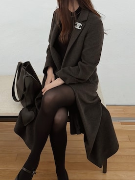 JIL SANDERのチェスターコートを使った人気ファッションコーディネート