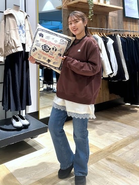 Nozomiさん（レディース・160cm）の冬コーディネート