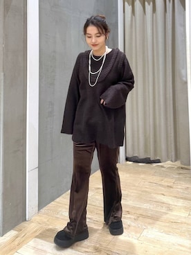 「アイテム（その他シューズ）」を使った、Nozomiさん（レディース・160cm・30代）の冬コーディネート