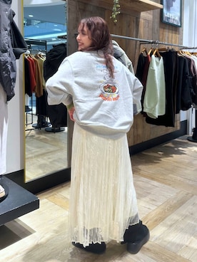 「アイテム（マタニティウェア/グッズ）」を使った、Nozomiさん（レディース・160cm）の秋コーディネート