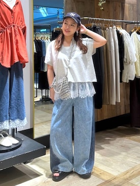「30代_LEPSIM」｜Nozomiさん（レディース・160cm）の春コーディネート