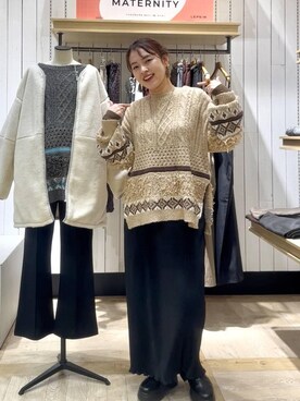 「アイテム（ママ＆ベビー）」を使った、Nozomiさん（レディース・160cm）の秋コーディネート