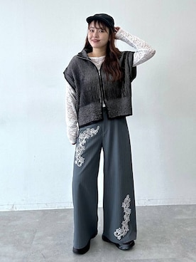 Nozomiさん(レディース・160cm)の秋コーディネート