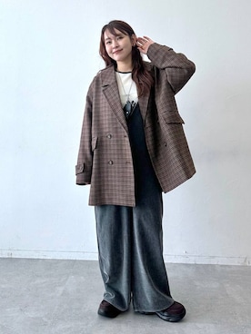 Nozomiさん(レディース・160cm)の秋コーディネート