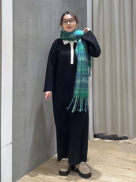 「アイテム（ママ＆ベビー）」を使った、Nozomiさん（レディース・160cm）の冬コーディネート