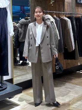 Nozomiさん（レディース・160cm）の冬コーディネート