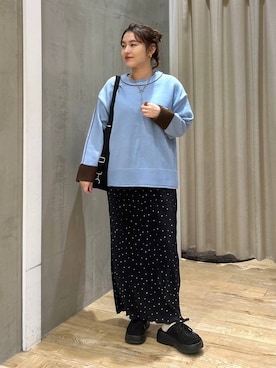 「アイテム（ママ＆ベビー）」を使った、Nozomiさん（レディース・160cm）の冬コーディネート