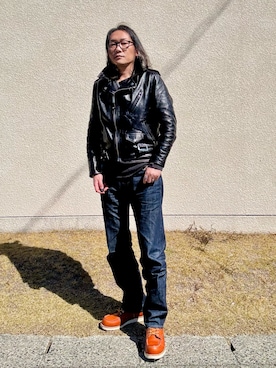 「schott（ショット）のアイテム」を使った、yusuke186さん（メンズ・180cm）の春コーディネート