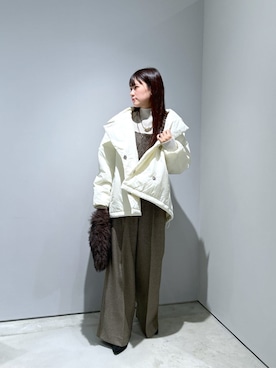 「GALLEST（ギャレスト）のアイテム（ハンドバッグ）」を使った、Renoさん（レディース・154cm）の秋コーディネート