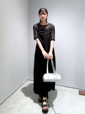 「GALLEST（ギャレスト）のアイテム（ハンドバッグ）」を使った、Renoさん（レディース・154cm）の春コーディネート