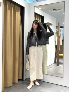 「GALLEST（ギャレスト）のアイテム」を使った、chanren0さん（レディース・154cm）の春コーディネート