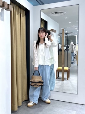 「アイテム（アンサンブル）」を使った、Renoさん（レディース・154cm）の春コーディネート