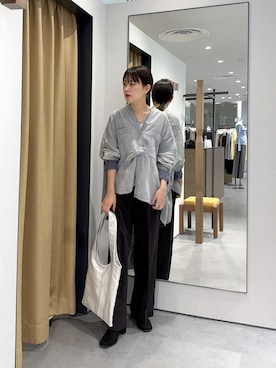 「GALLEST（ギャレスト）のアイテム」を使った、Renoさん（レディース・154cm）の秋コーディネート