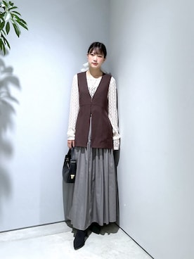 Renoさん(レディース・154cm)の秋コーディネート