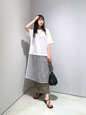 Renoさん(レディース・154cm)の夏コーディネート
