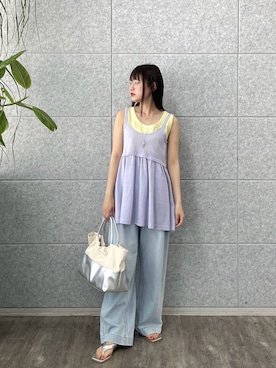 Renoさん(レディース・154cm)の夏コーディネート
