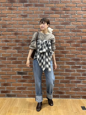 Renoさん(レディース・154cm)の秋コーディネート