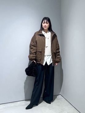 Renoさん(レディース・154cm)の冬コーディネート