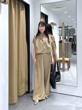 「GALLEST（ギャレスト）のアイテム」を使った、Renoさん（レディース・154cm）の夏コーディネート