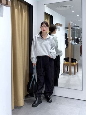 「GALLEST（ギャレスト）のアイテム」を使った、Renoさん（レディース・154cm）の秋コーディネート