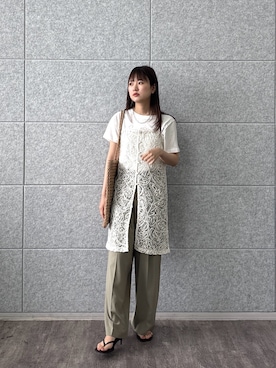 Renoさん（レディース・154cm）の夏コーディネート