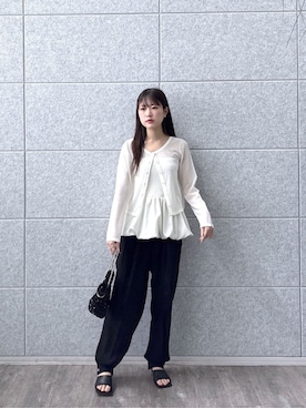 「アイテム（アンサンブル）」を使った、Renoさん（レディース・154cm）の春コーディネート