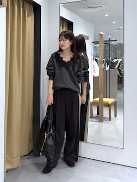 「GALLEST（ギャレスト）のアイテム」を使った、Renoさん（レディース・154cm）の秋コーディネート