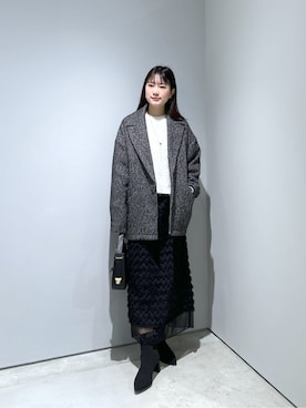 Renoさん（レディース・154cm）の冬コーディネート