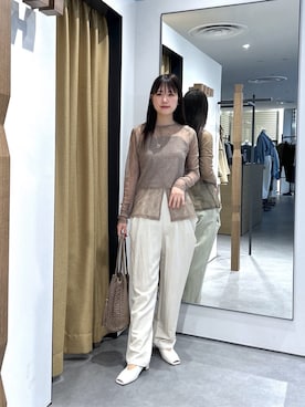 Renoさん（レディース・154cm）の春コーディネート