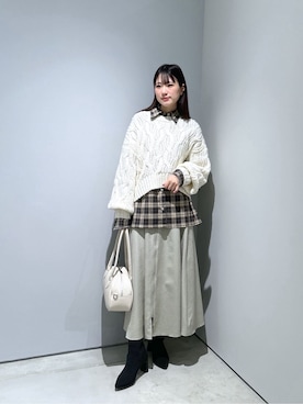 Renoさん（レディース・154cm）の冬コーディネート