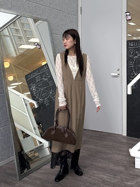 「GALLEST（ギャレスト）のアイテム」を使った、Renoさん（レディース・154cm）の夏コーディネート