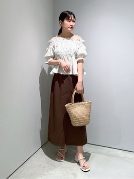 Renoさん(レディース・154cm)の夏コーディネート