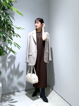 Renoさん(レディース・154cm)の秋コーディネート