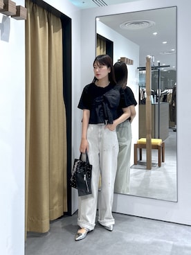 「GALLEST（ギャレスト）のアイテム」を使った、Renoさん（レディース・154cm）の夏コーディネート
