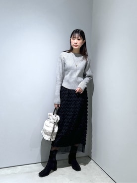Renoさん(レディース・154cm)の冬コーディネート