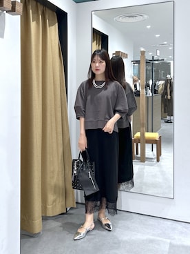 「GALLEST（ギャレスト）のアイテム」を使った、Renoさん（レディース・154cm）の夏コーディネート