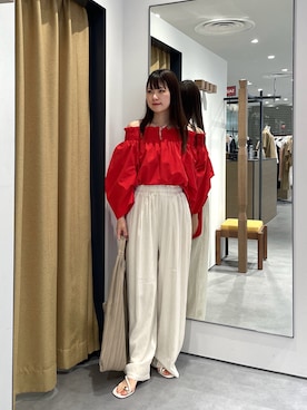 「GALLEST（ギャレスト）のアイテム」を使った、Renoさん（レディース・154cm）の夏コーディネート