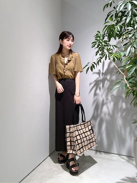 Renoさん(レディース・154cm)の夏コーディネート