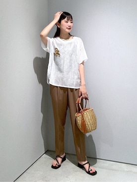 Renoさん(レディース・154cm)の夏コーディネート