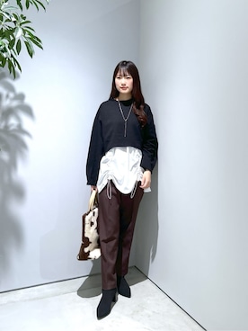 Renoさん(レディース・154cm)の秋コーディネート