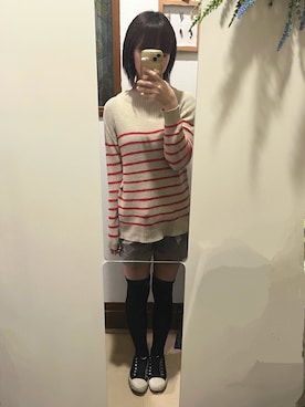 「studio CLIP（スタディオクリップ）のアイテム」を使った、korikoriさん（レディース・166cm）の春コーディネート