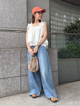 「Tiny EDEN（タイニーエデン）のアイテム」を使った、Tiny EDEN  さん（レディース・158cm）の夏コーディネート