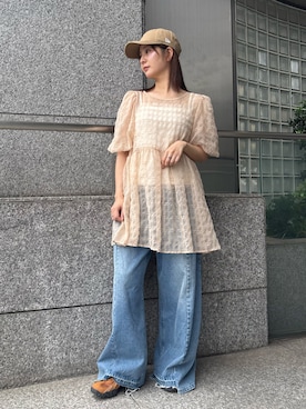 「Tiny EDEN（タイニーエデン）のアイテム」を使った、Tiny EDEN  さん（レディース・158cm）の夏コーディネート