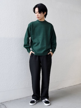 「SHIPS」｜伊早坂さん（メンズ・175cm）の冬コーディネート